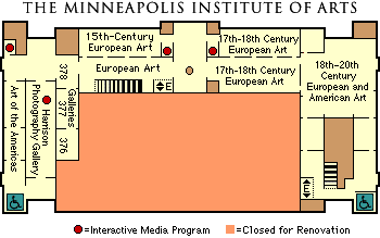 Map of the third floor